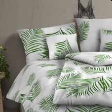 Bavlnené obliečky renforcé TROPICAL biele