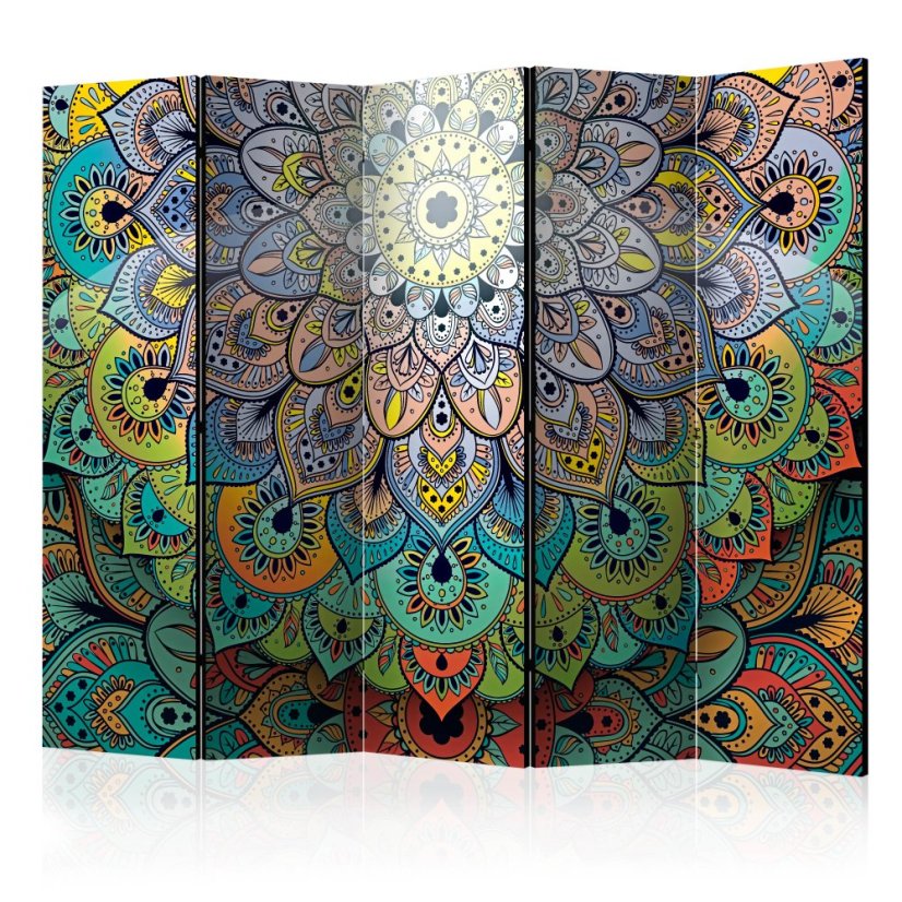 Artgeist Paraván - Colourful Stained Glass II [Room Dividers]