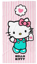 Detská osuška Hello Kitty Mliečny Olovrant 70x140 cm