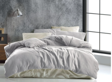 Mušelínové povlečení světle šedé