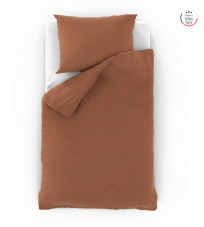 Mušelínové obliečky hnedé