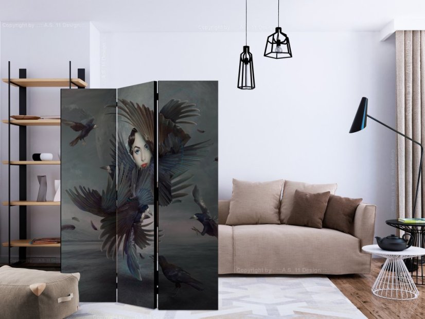 Artgeist Paraván - Covered in feathers [Room Dividers]