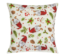 Vánoční povlečení na polštářek 40x40 cm skřítek