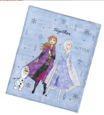 Dětská deka Ledové Království Anna Elsa a Olaf 130x160 cm