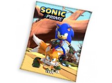 Dětská deka Ježek Sonic a Tails 130x170 cm