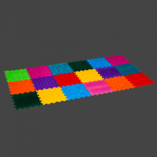 Masážna ortopedická podložka Puzzle "Mega Mix" 18 prvkov