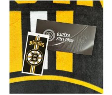 Froté osuška NHL Boston Bruins Prestige Black 70x140 cm