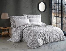 Bavlnené obliečky Hanzade čierne 140x200/70x90 cm