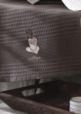 Dárková sada vaflových utěrek 3 ks Čas na kávu