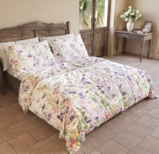 Bavlněné povlečení PROVENCE COLLECTION  Isabel fialová