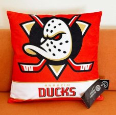 Polštářek NHL Anaheim Ducks Orange Mask 40x40 cm