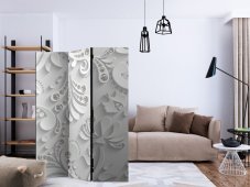 Artgeist Paraván - Flowers with Crystals [Room Dividers]