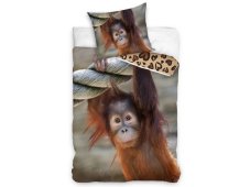Dětské povlečení Opice Orangutan 140x200 / 70x90 cm