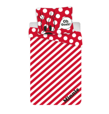 Jerry Fabrics Minnie Red "oh Gosh" 140x200 / 70x90 cm