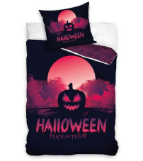 Detské obliečky Halloween Trick or Treat - 2. Akosť 140x200/70x90 cm