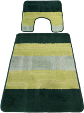 Protišmyková kúpeľňová predložka zelená - set U Montana 04