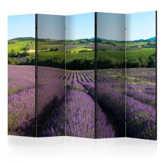 Artgeist Paraván - Lavender fields [Room Dividers]