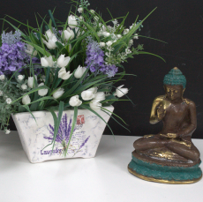 Malý Sedící Buddha - Ruka Nahoru