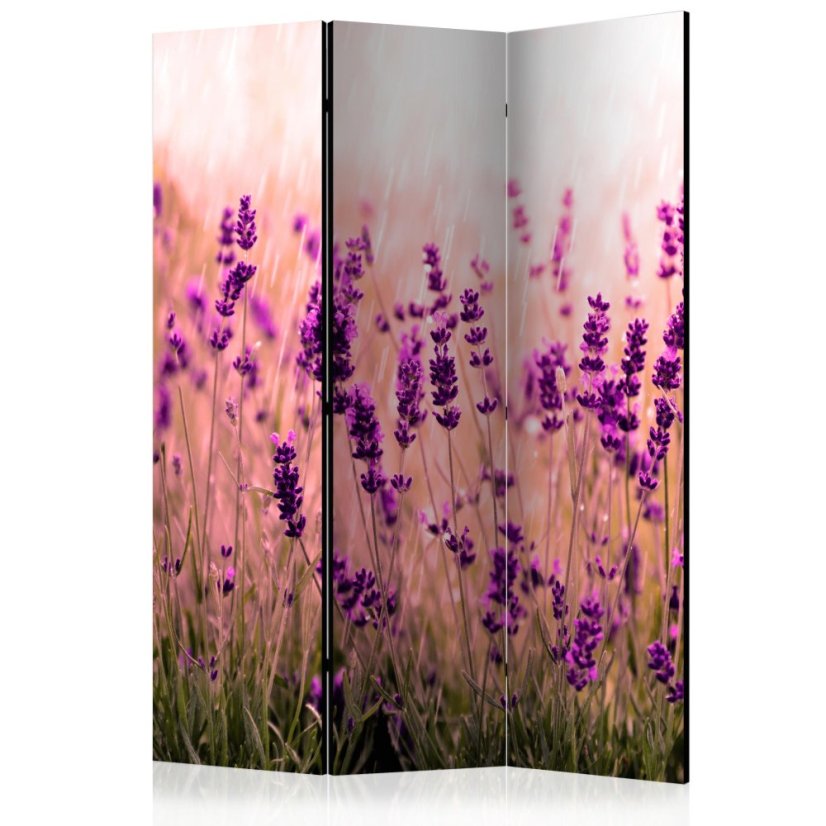 Artgeist Paraván - Lavender in the Rain [Room Dividers]