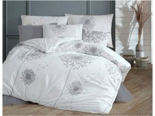 BAVLNĚNÉ POVLEČENÍ PAMPELIŠKY ŠEDÉ 200x220/2x70x90 cm