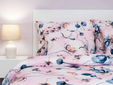 Obliečky krep Bloom elegancia pudrová