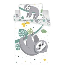 Jerry Fabrics Povlečení do postýlky Lenochod baby, 100x135 / 40x60 cm