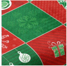 Mikroplyšová deka Vánoční Patchwork 150x200 cm