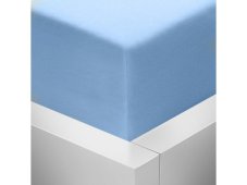 Jersey napínacie prestieradlo s lycrou - svetlo modré 175 g / m2