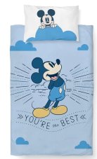 Obliečky do postieľky Mickey Mouse si Najlepší  100x135/40x60 cm