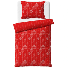 Bavlněné povlečení Vánoční Ozdoby 140x200/70x90 cm