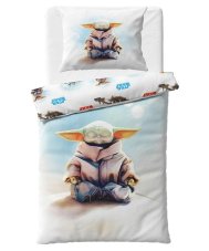 Dětské povlečení Star Wars Baby Yoda 140x200/70x90 cm