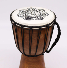 Ručně Vyrobený Buben Djembe - Výška 30 cm