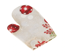 Vánoční chňapka koule a cezmína