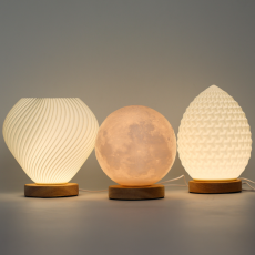 Vlnková Lampa - USB - 3 Nastavenia – Mesiac