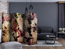 Artgeist Paraván - Nostalgia Flowers [Room Dividers]