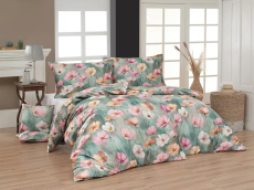 Ložní povlečení Bavlněný satén Digitál Azuel