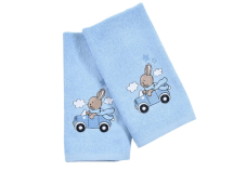 Detský uterák LILI 30x50 cm modrý