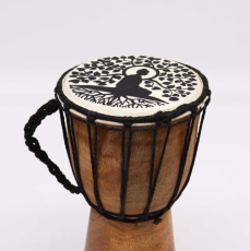 Ručne Vyrobený Bubon Djembe - Výška 25 cm