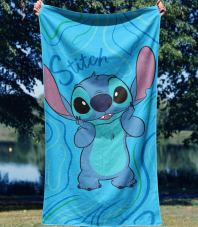 Dětská osuška  Lilo a Stitch Malý Rošťák  70x140 cm