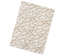 Mikroplyšová deka Bílá Pírka 150x200 cm