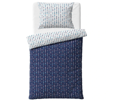 Flanelové obliečky Ľadové Bodky 140x200/70x90 cm