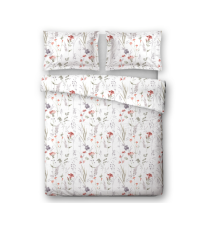 Hrejivé mikroflanelové obliečky Sleep Well PMF 025 – Lúka