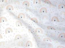 Látková plena 70x70 cm Duha (balení 5 ks)