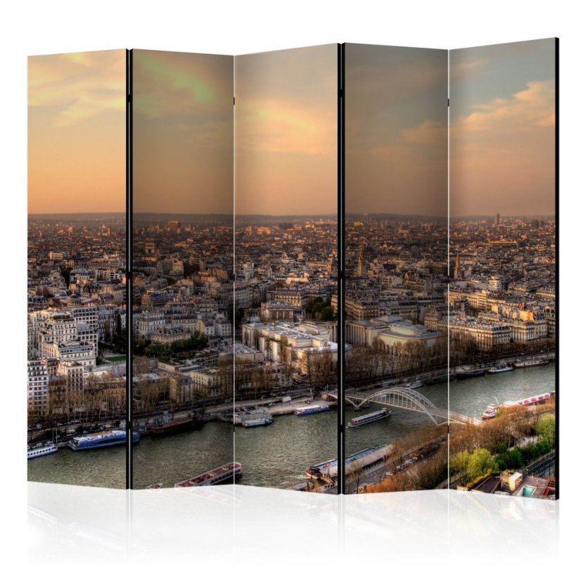 Artgeist Paraván - Barges on the Seine II [Room Dividers]