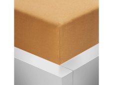 Jersey napínacie prestieradlo s lycrou - béžové 175 g / m2