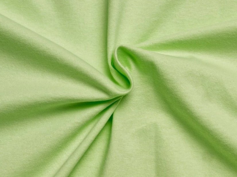 Jersey prestieradlo EXCLUSIVE svetlo zelené - Rozmer prestieradlá: 200x220 cm