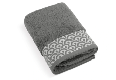 Froté ručník Krajka 50x100cm 500g tmavě šedý