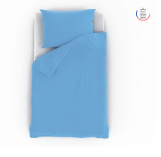 Bavlnené obliečky – jednofarebné 100 % bavlna Modrá