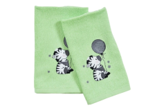 Detský uterák LILI 30x50 cm zelený