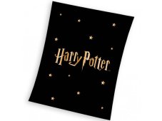 Detská deka Harry Potter Gold Stars 130x170 cm